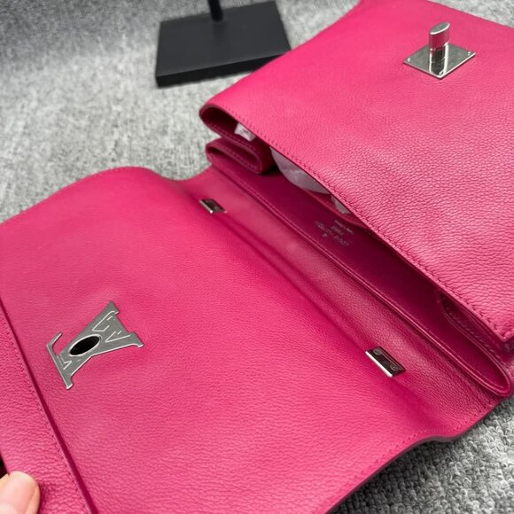 Louis Vuitton Lockme Pink Leather Satchel 899-021025 - Picture 11 of 14